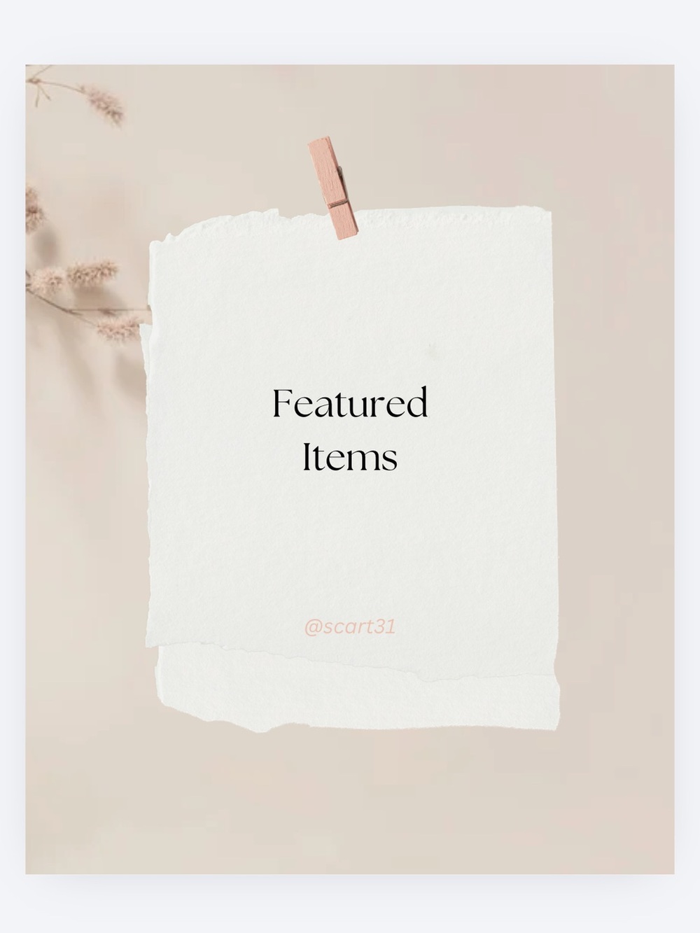 Featured Items